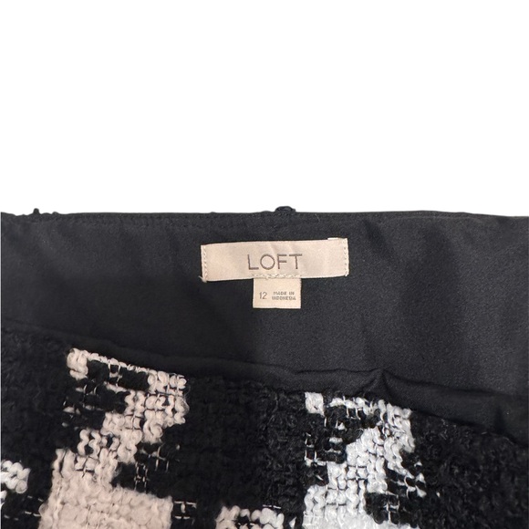LOFT Womens Black White Houndstooth Mini Skirt Size 12 Lined
Workwear - Picture 2 of 5